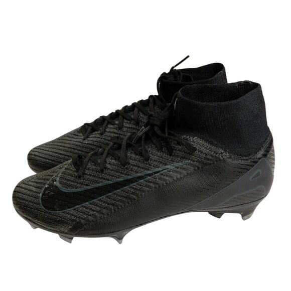 Nike Mens Zoom Mercurial Superfly 10 Elite FG Black Soccer Cleats Size 7 FQ1454 - Picture 1 of 8